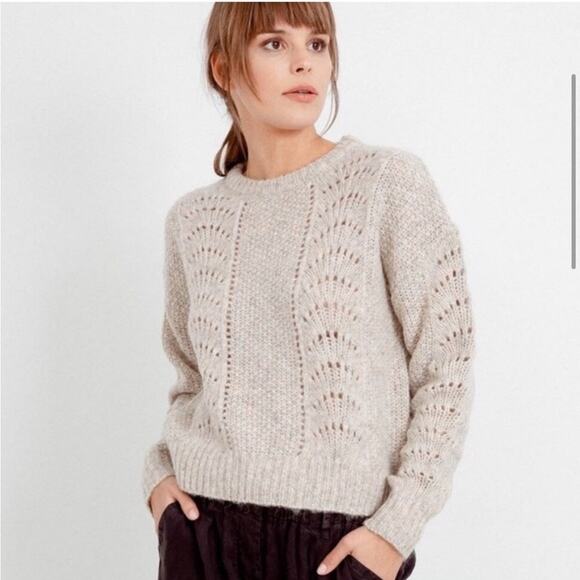Rails Mara Oatmeal Knit Sweater XS - Picture 3 of 12